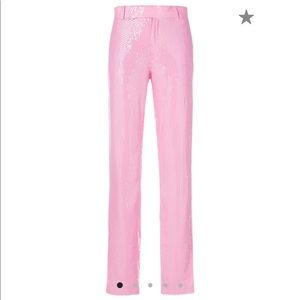 MSGM pink sequin pants